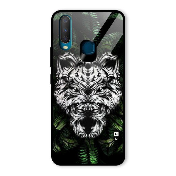 Aztec Art Tiger Glass Back Case for Vivo Y12