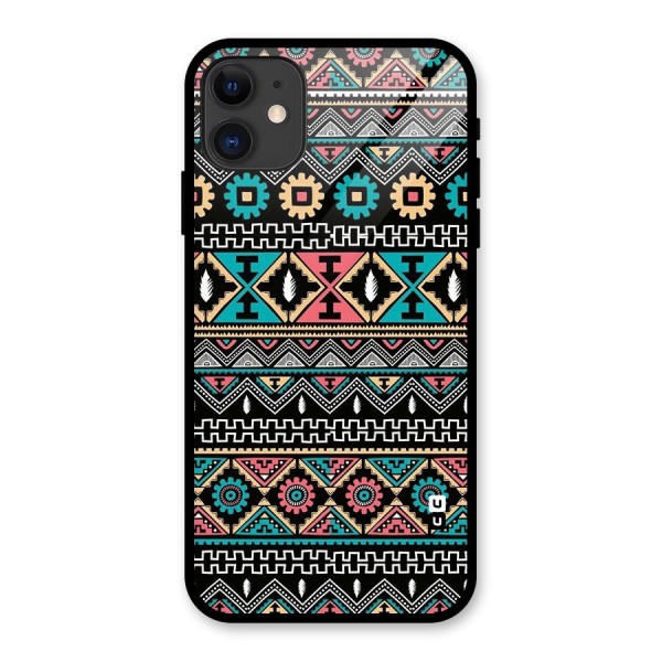 Aztec Beautiful Creativity Glass Back Case for iPhone 11