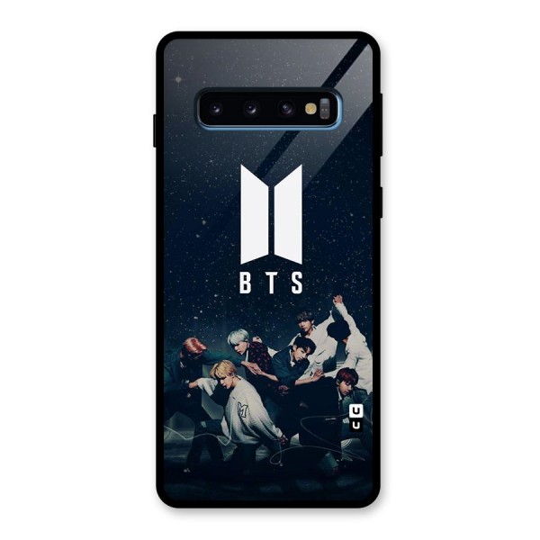 BTS Army All Glass Back Case for Galaxy S10