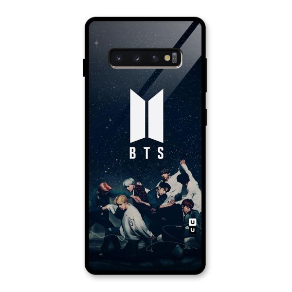 BTS Army All Glass Back Case for Galaxy S10 Plus