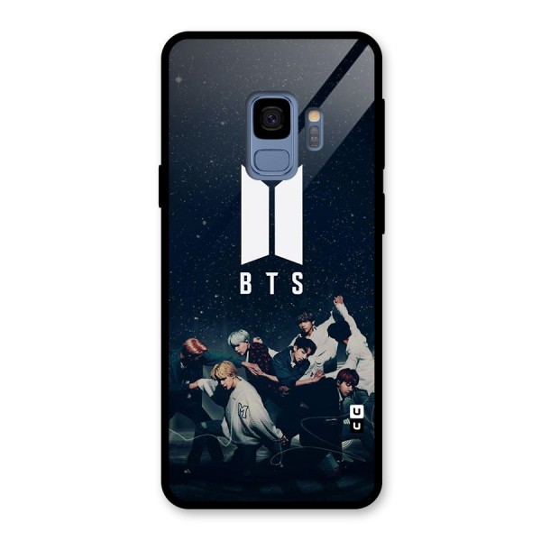 BTS Army All Glass Back Case for Galaxy S9