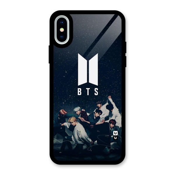 BTS Army All Glass Back Case for iPhone X