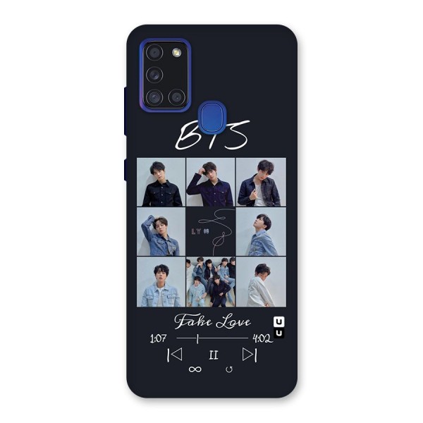 BTS Fake Love Back Case for Galaxy A21s