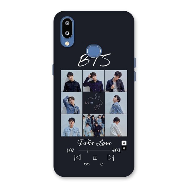 BTS Fake Love Back Case for Galaxy M01s