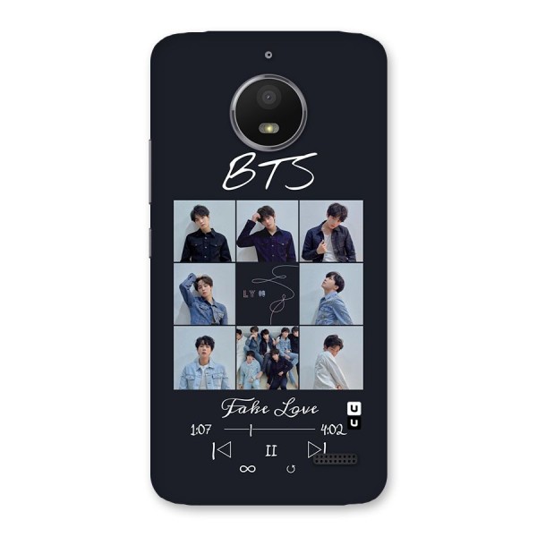 BTS Fake Love Back Case for Moto E4