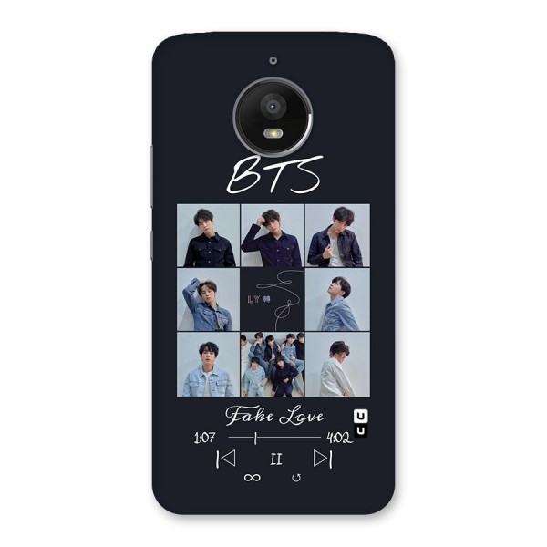 BTS Fake Love Back Case for Moto E4 Plus