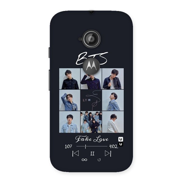 BTS Fake Love Back Case for Moto E 2nd Gen