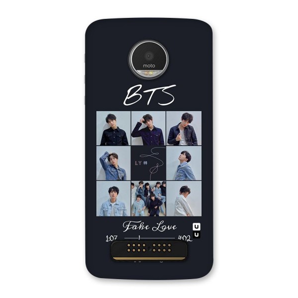 BTS Fake Love Back Case for Moto Z Play