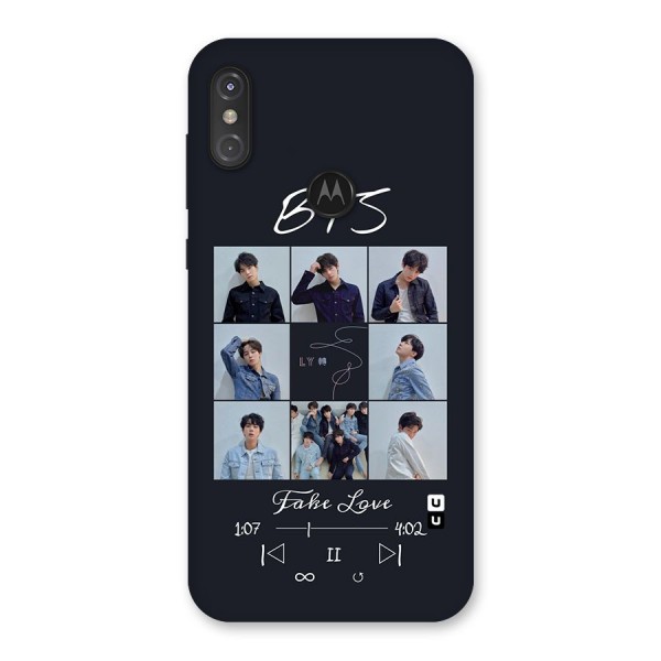 BTS Fake Love Back Case for Motorola One Power