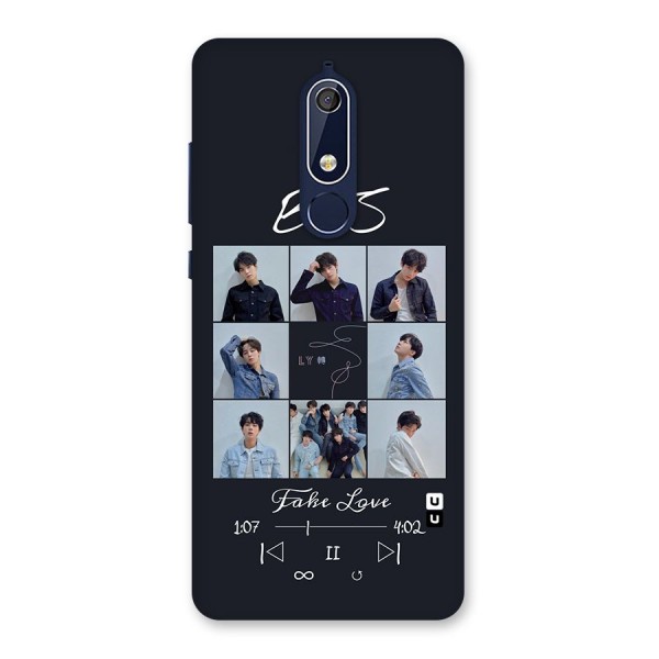 BTS Fake Love Back Case for Nokia 5.1