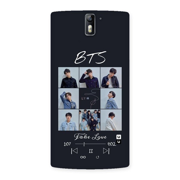 BTS Fake Love Back Case for One Plus One