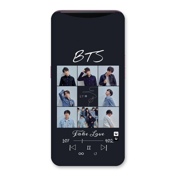 BTS Fake Love Back Case for Oppo Find X