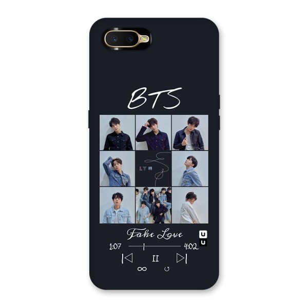 BTS Fake Love Back Case for Oppo K1