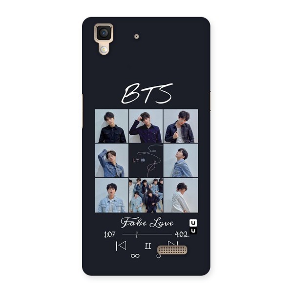 BTS Fake Love Back Case for Oppo R7