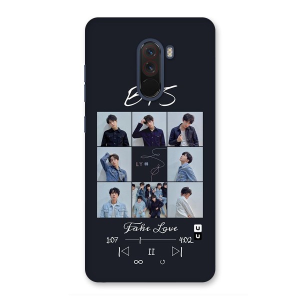 BTS Fake Love Back Case for Poco F1