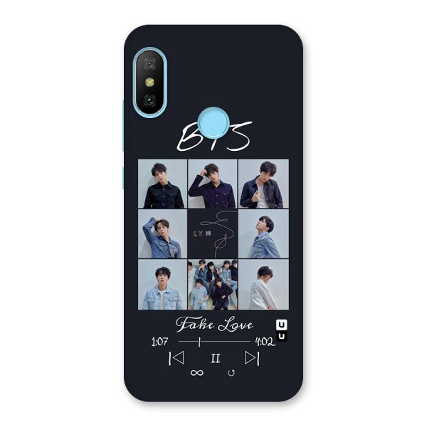 BTS Fake Love Back Case for Redmi 6 Pro