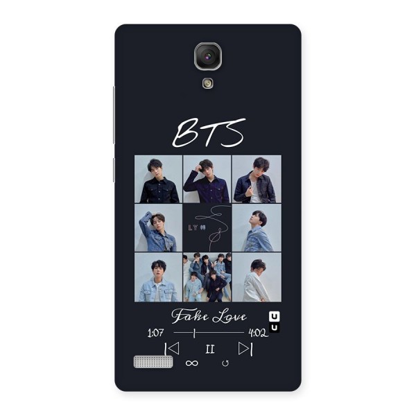 BTS Fake Love Back Case for Redmi Note