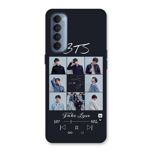 BTS Fake Love Back Case for Reno4 Pro