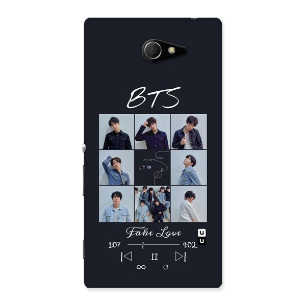 BTS Fake Love Back Case for Sony Xperia M2