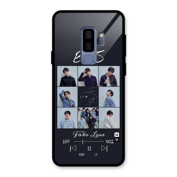 BTS Fake Love Glass Back Case for Galaxy S9 Plus