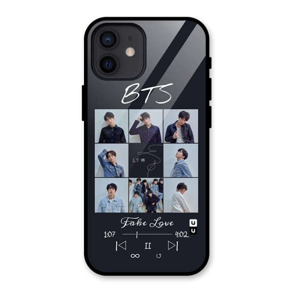 BTS Fake Love Glass Back Case for iPhone 12