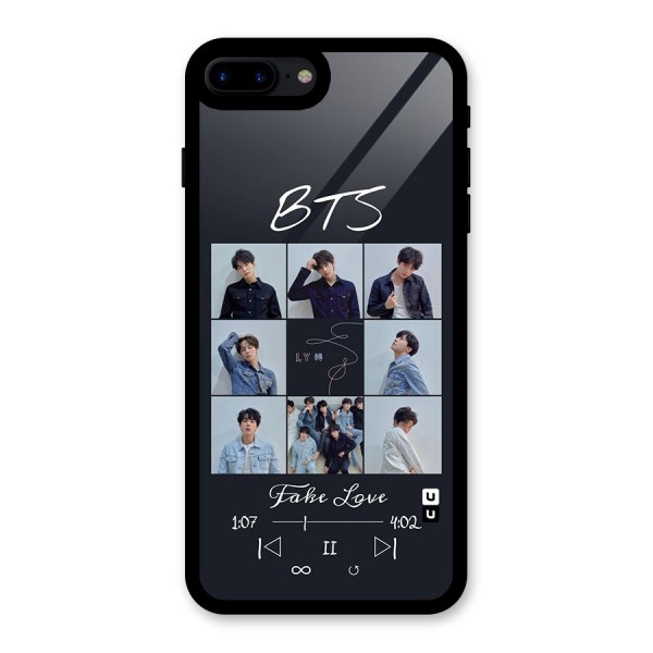 BTS Fake Love Glass Back Case for iPhone 7 Plus