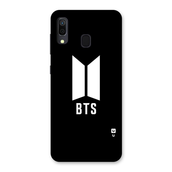 BTS Logo Black Back Case for Galaxy A20