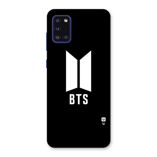 BTS Logo Black Back Case for Galaxy A31