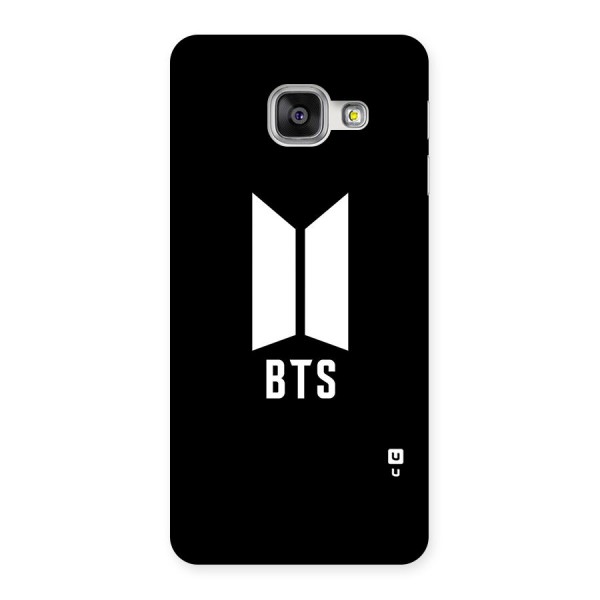 BTS Logo Black Back Case for Galaxy A3 2016