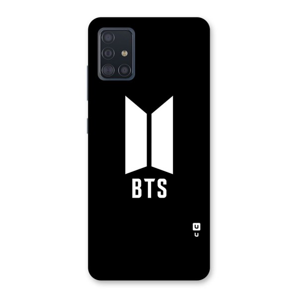 BTS Logo Black Back Case for Galaxy A51