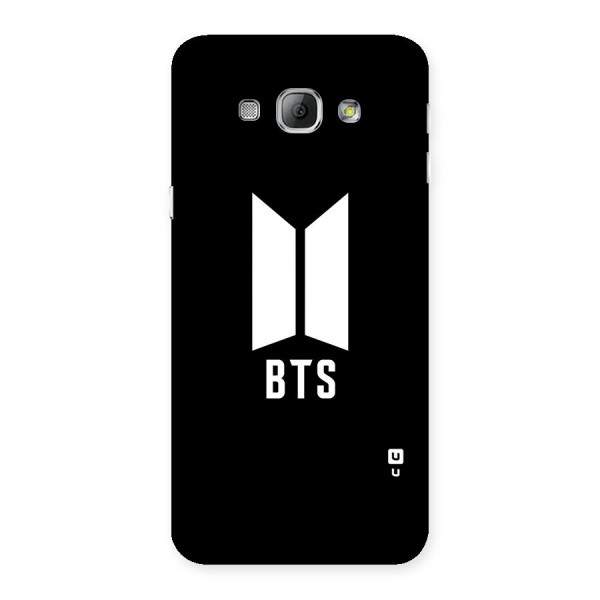 BTS Logo Black Back Case for Galaxy A8