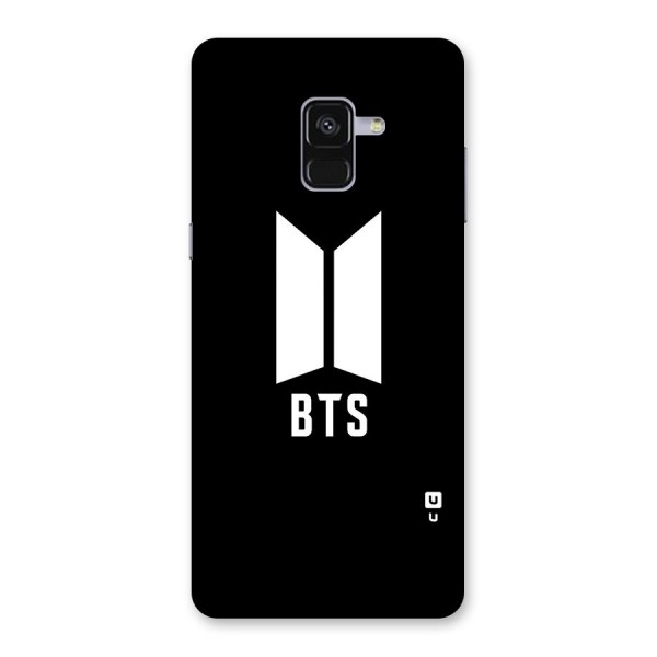 BTS Logo Black Back Case for Galaxy A8 Plus