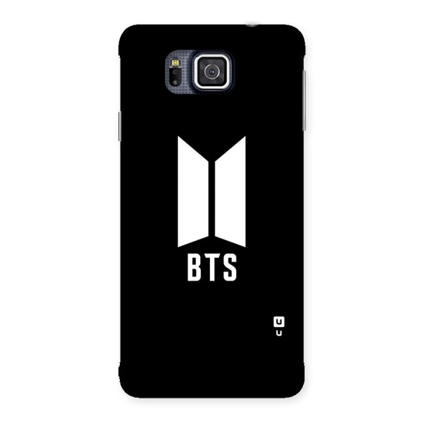 BTS Logo Black Back Case for Galaxy Alpha