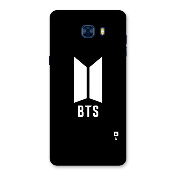 BTS Logo Black Back Case for Galaxy C7 Pro