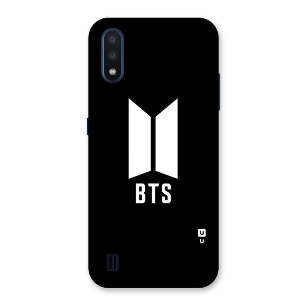 BTS Logo Black Back Case for Galaxy M01