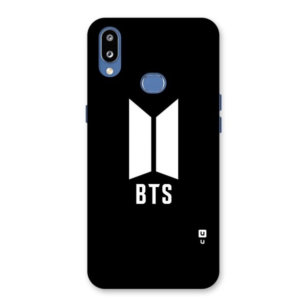 BTS Logo Black Back Case for Galaxy M01s