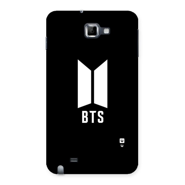 BTS Logo Black Back Case for Galaxy Note