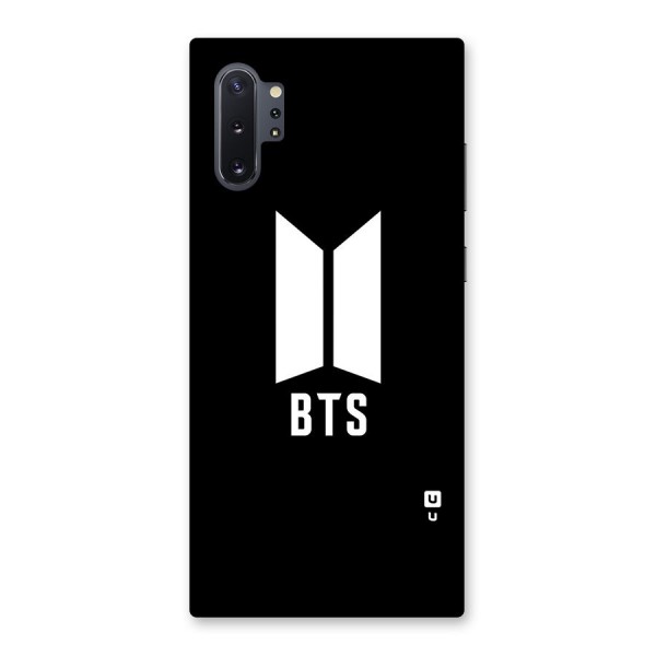 BTS Logo Black Back Case for Galaxy Note 10 Plus