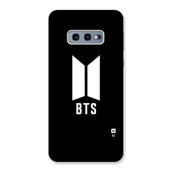 BTS Logo Black Back Case for Galaxy S10e