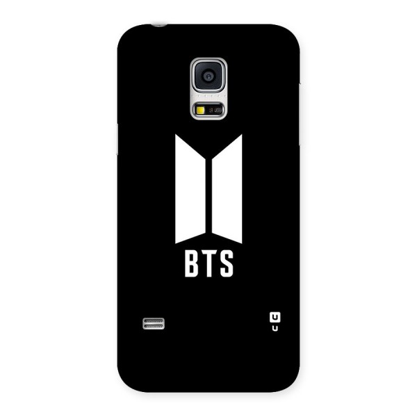 BTS Logo Black Back Case for Galaxy S5 Mini