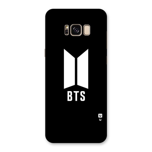 BTS Logo Black Back Case for Galaxy S8 Plus