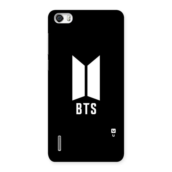 BTS Logo Black Back Case for Honor 6