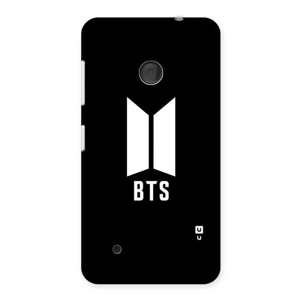 BTS Logo Black Back Case for Lumia 530