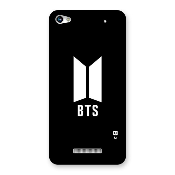 BTS Logo Black Back Case for Micromax Hue 2