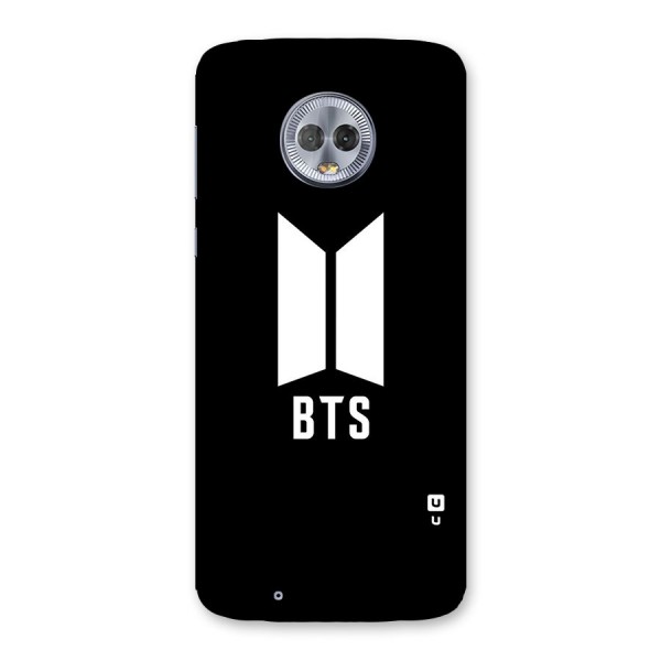 BTS Logo Black Back Case for Moto G6