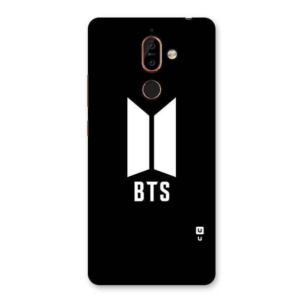 BTS Logo Black Back Case for Nokia 7 Plus