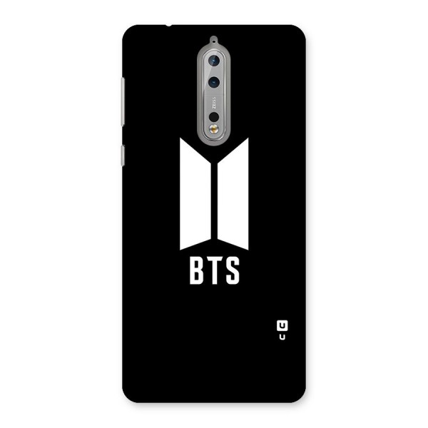 BTS Logo Black Back Case for Nokia 8