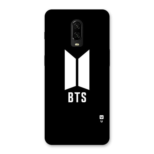 BTS Logo Black Back Case for OnePlus 6T