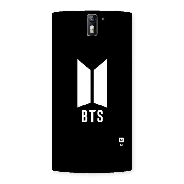 BTS Logo Black Back Case for One Plus One