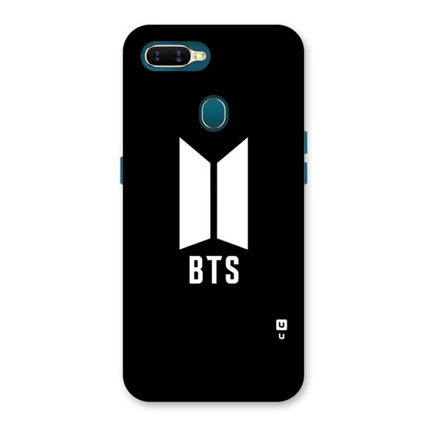 BTS Logo Black Back Case for Oppo A7